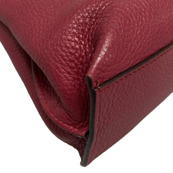 Auth GUCCI Bamboo Daily 370831 Pink Leather Handbag - Picture 3 of 16